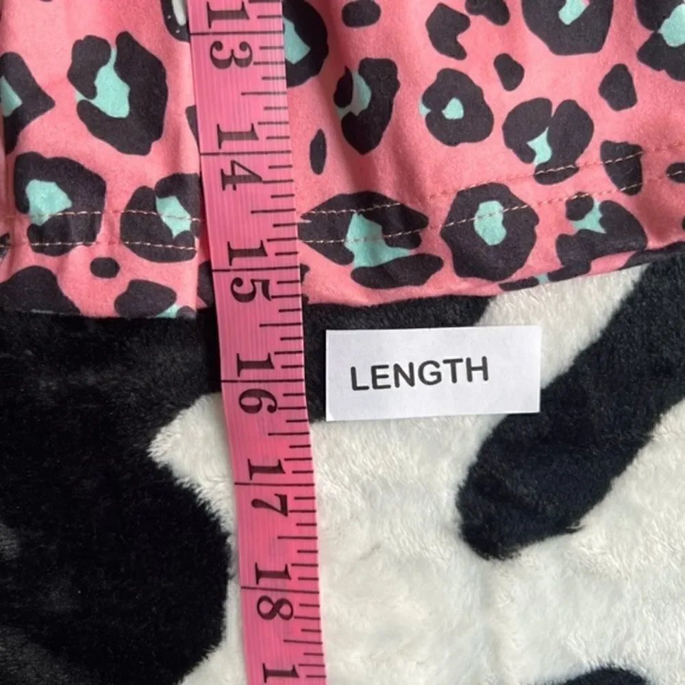 Butterfly Pink Leopard Bell Bottom‎ Set 3XS (6-12 months)